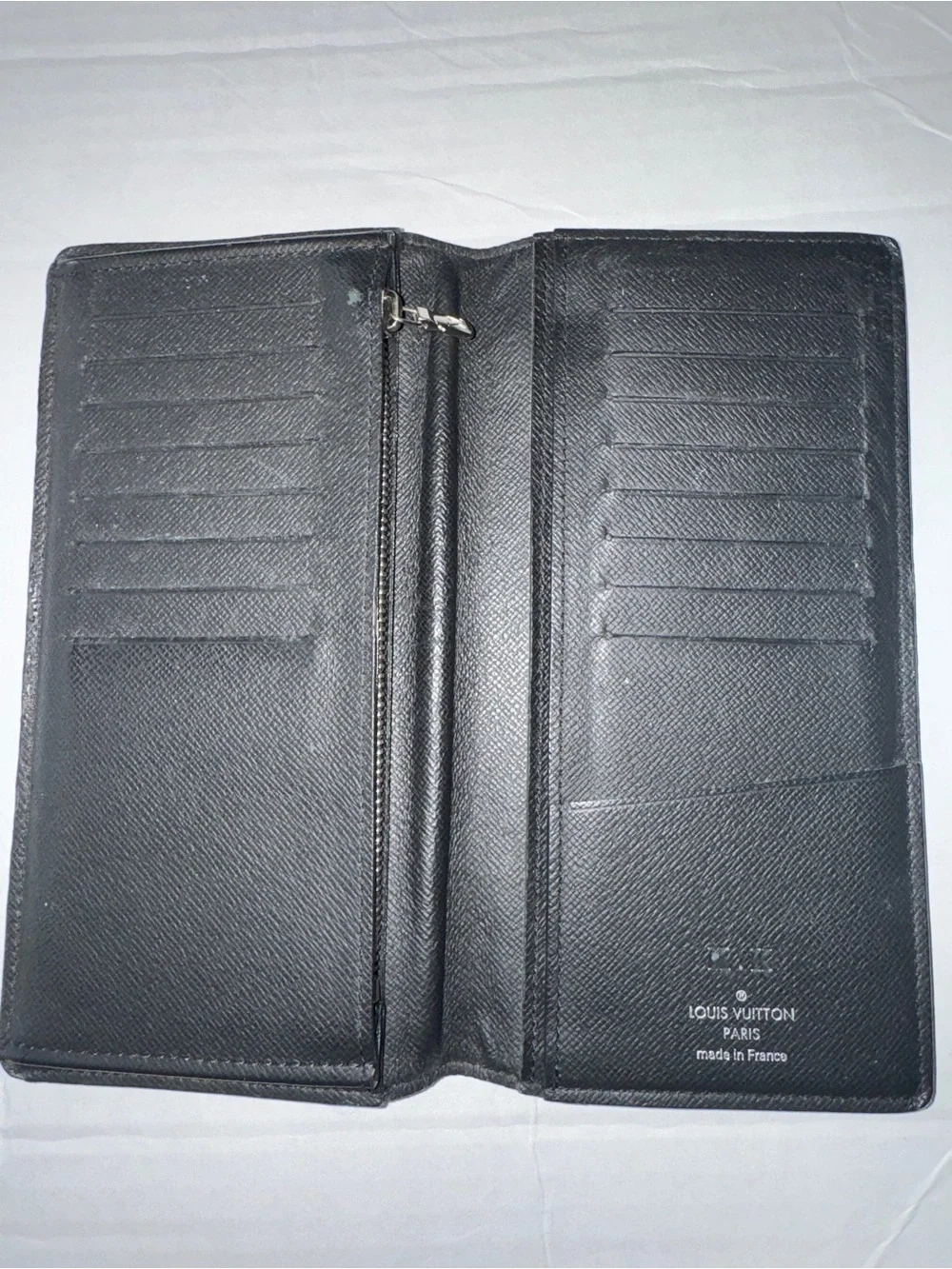 Louis Vuitton Damier Graphite Long Card in Black and Dark Gray